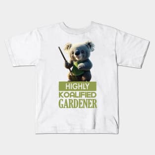 Just a Highly Koalified Gardener Koala Kids T-Shirt